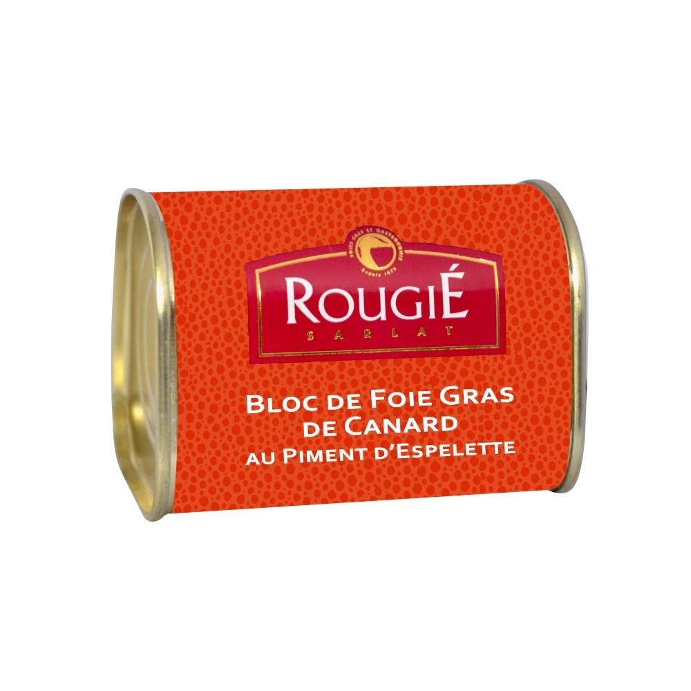 Bloc Foie Gras De Canard Au Piment D'espelette