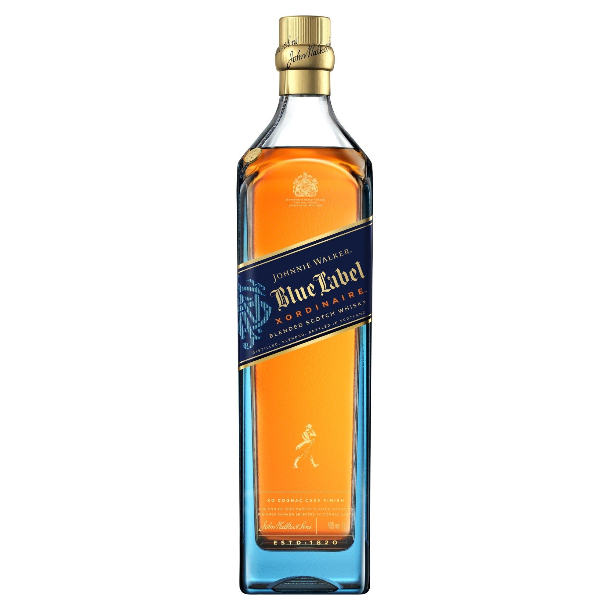 Blue Label XORDINAIRE Blended Scotch Whisky 1 L en exclusivité aéroport