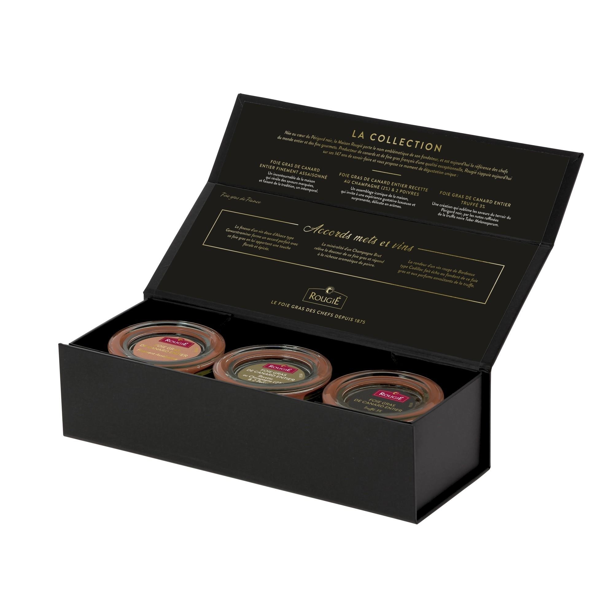 Collector Box of 3 whole duck Foie Gras