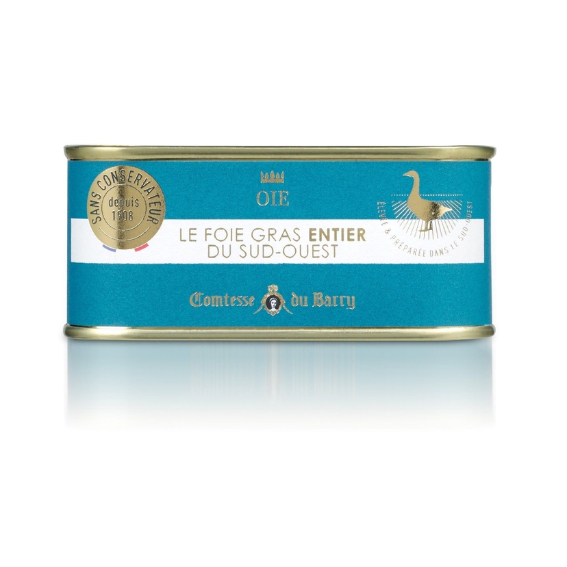 Foie gras d'oie entier du Sud-Ouest 205g