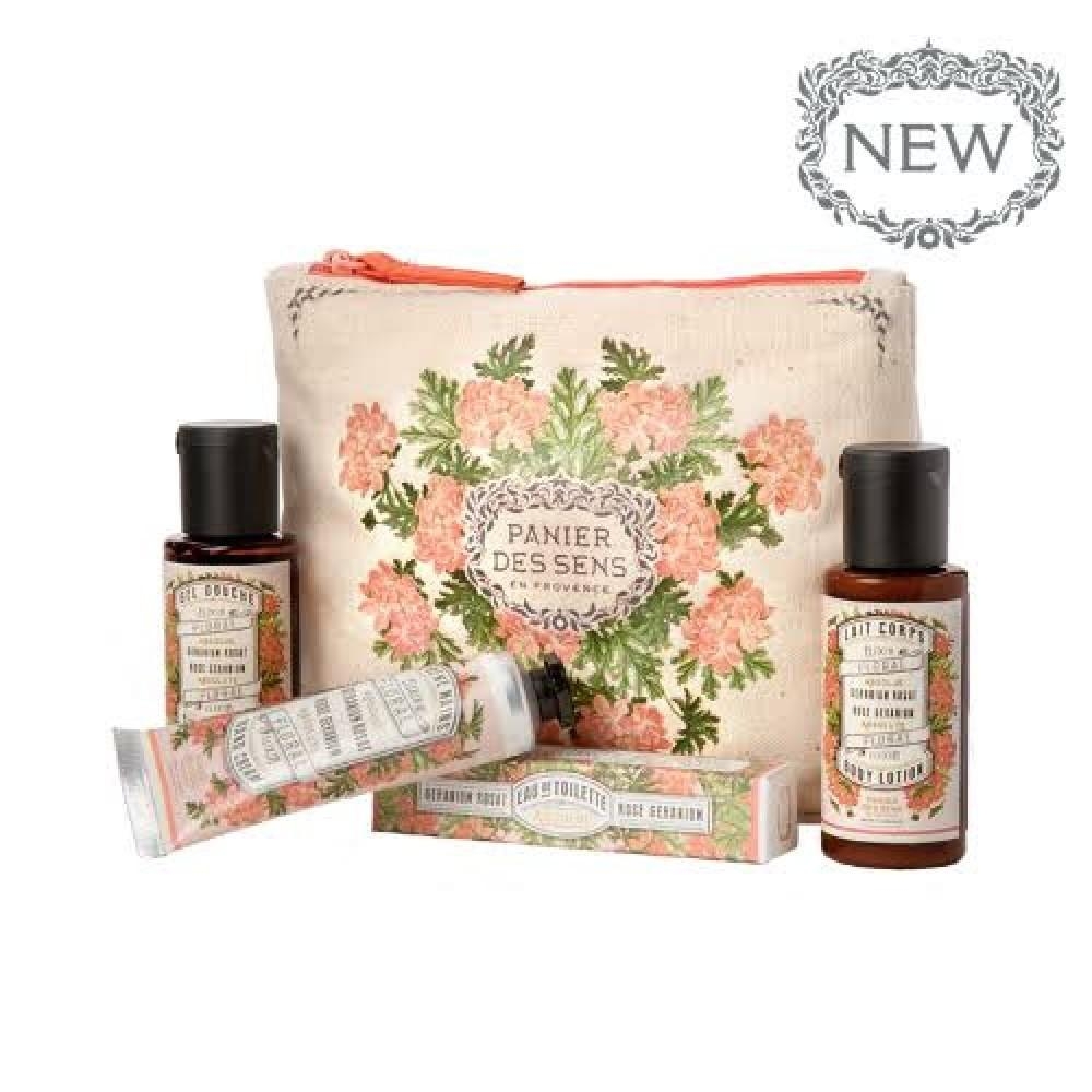 Rose Geranium Travel Pouch