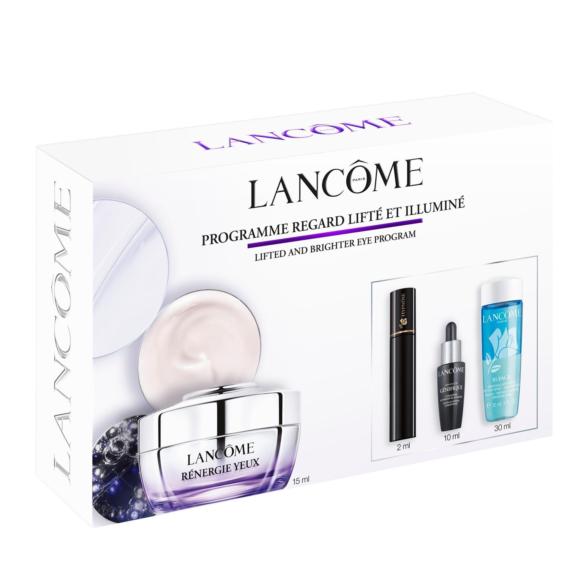 Coffret Crème Yeux Rénergie + Sérum Asvanced Génifique + Mascara Hypnôse + Bi-facial