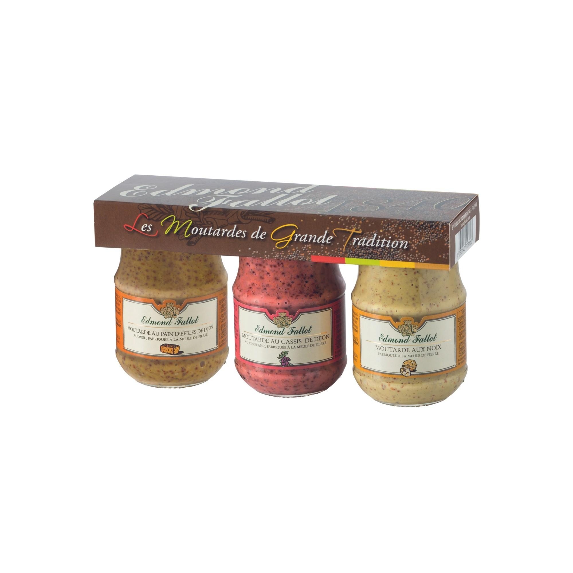 Moutardes trio Gourmand