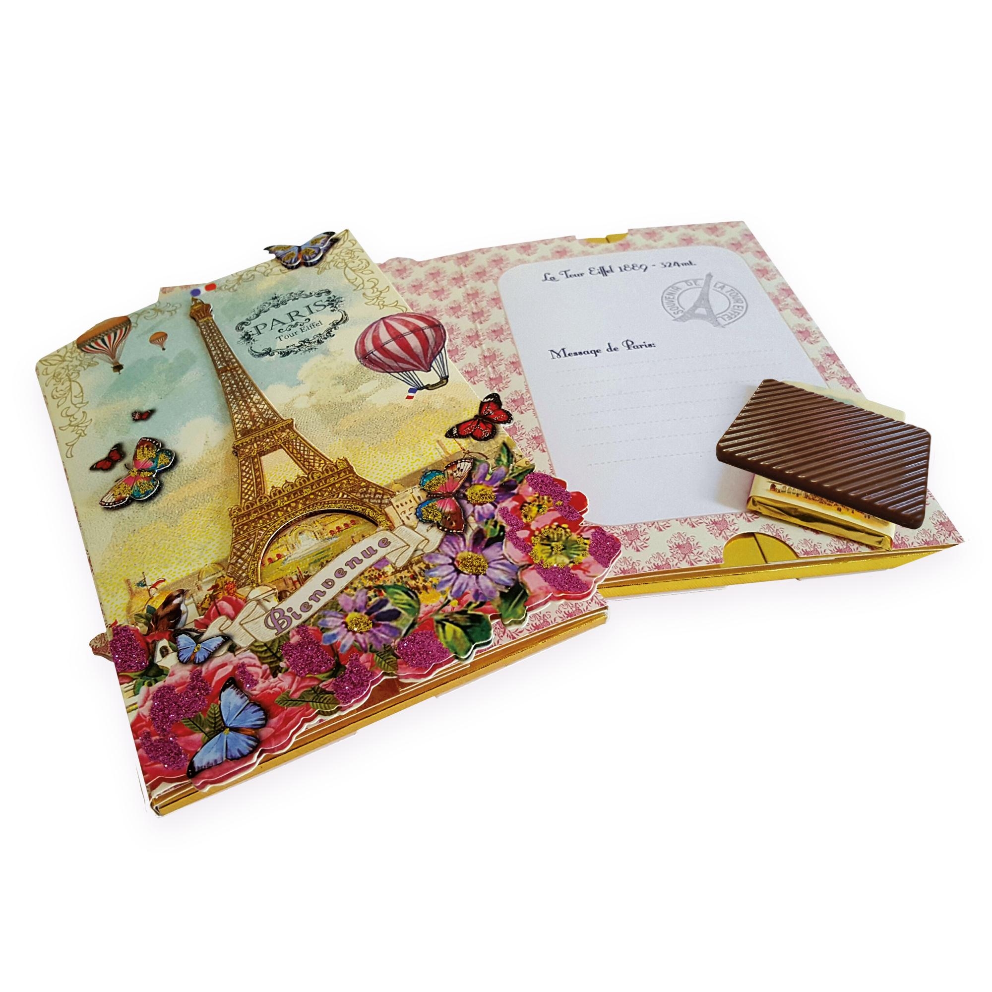 Relief Card Balloon Milk Chocolate Dominoes