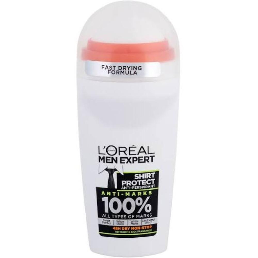 Loréal Men Expert Chemise Protéger Stick Déodorant Roll-on