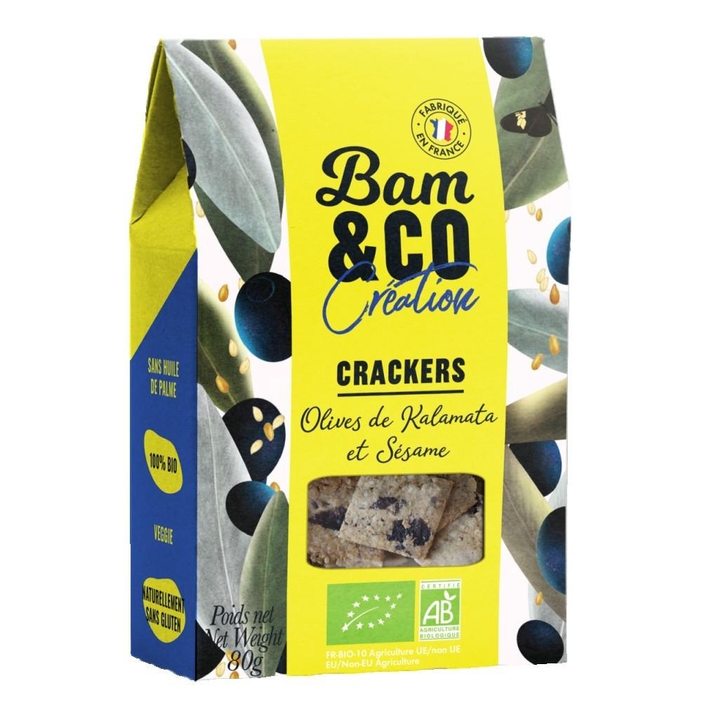 Crackers Olives Noires Et Sesame