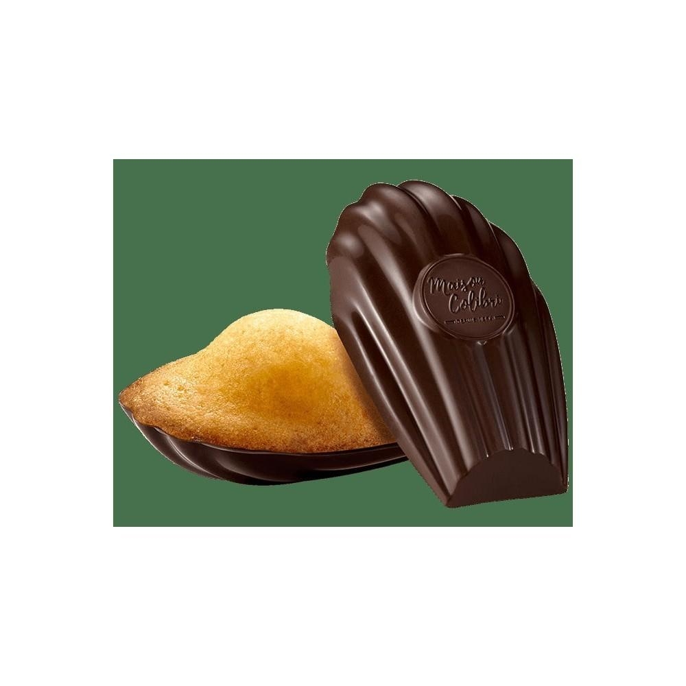 Traditional Madeleine With Dark Chocolate Shell