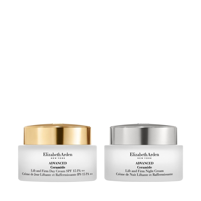 Set Advanced Ceramide Crèmes De Jour Ips 15 Et De Nuit Liftantes Et Raffermissantes