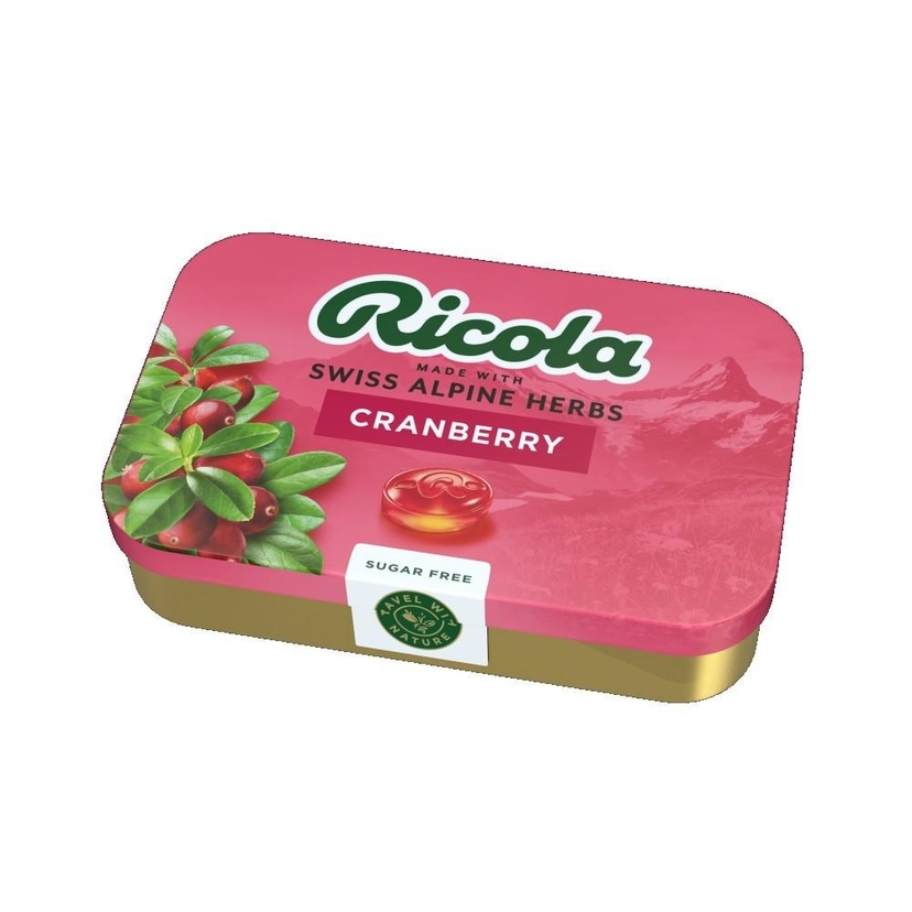 Cranberry – Bonbons Aux Plantes Suisses Sans Sucres