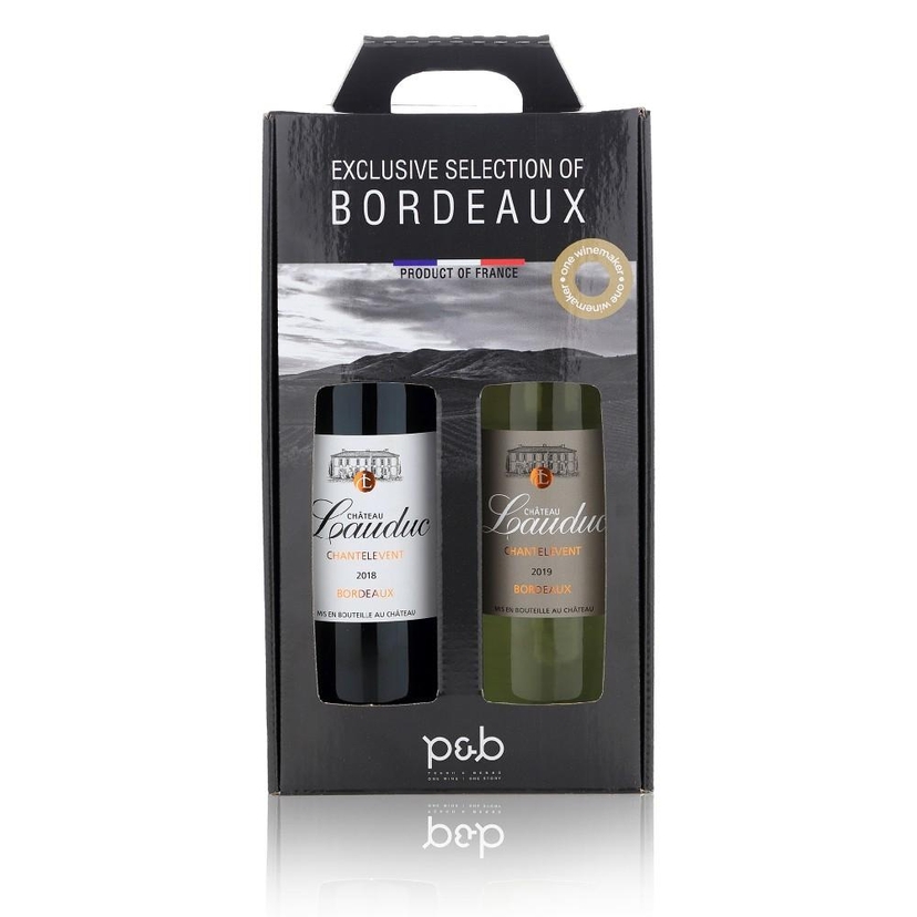 Coffret Chantelevent Bordeaux Rouge + Blanc