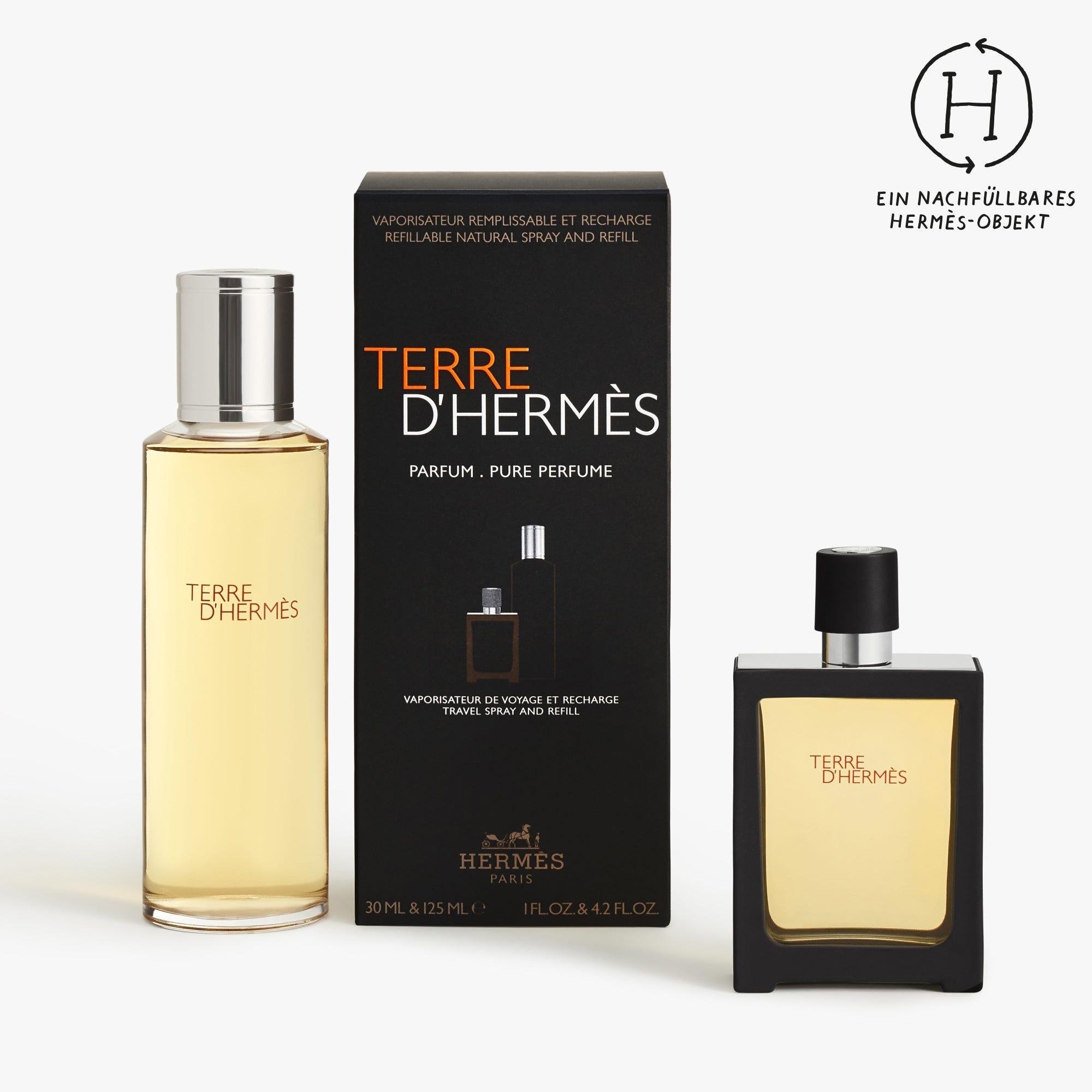 Terre d'Hermès, Terre d’Hermès Parfum vaporisateur de voyage 30 ml et recharge 125 ml